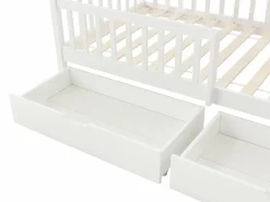 Cama cabina 90 x 190 cm con cajones de pino y MDF en color - KIRALIO^Vente-unique Clearance