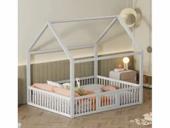 Cama cabina para niños - 140x200cm - madera maciza -^ModernLuxe Hot