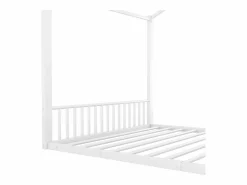 ModernLuxe Cama cabina 140x200 cm - estructura de hierro - Blanco Sale