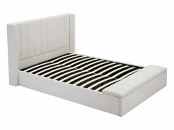 Cama canapé 180 x 200 cm con bancada en tela color - DOUINO^Vente-unique Best