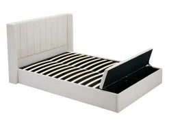 Cama canapé 180 x 200 cm con bancada en tela color - DOUINO^Vente-unique Best