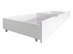 Cama Montessori|Cama casita con barandilla + 2 cajones madera 90x190cm