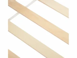 ModernLuxe Cama Montessori|Cama casita infantil 90×200 cm - en madera maciza + MDF - con 2 cajones - con protección anti-caídas y somier de láminas -