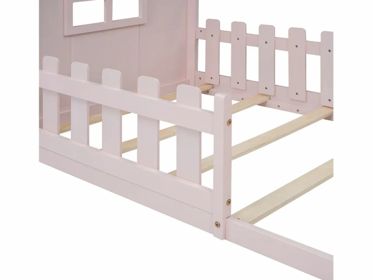 Cama casita infantil 90x200 cm con barrotes – (sin colchón)^Hauss Spole Discount