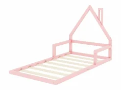 Hauss Spole Cama Montessori|Cama casita infantil 90x200 cm, en pino con base, diseño casa, fácil de montar (sin colchón)