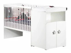 Cama combinada convertible de 120x60 a 90x190^