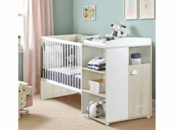 Cama Combinada de Madera Convertible 120x60 90x190^