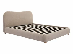 Vente-unique Cama Con Canapé|Cama con canapé 140 x 190 cm en tela color + colchón - VANARI