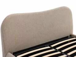Vente-unique Cama Con Canapé|Cama con canapé 140 x 190 cm en tela color + colchón - VANARI