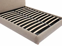 Vente-unique Cama Con Canapé|Cama con canapé 140 x 190 cm en tela color + colchón - VANARI