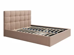 Cama con canapé king size 180 x 200 cm de terciopelo en color - MIRDAL^Vente-unique Online