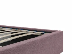 Vente-unique Cama con canapé queen size 160 x 200 cm de tela burdeos - ELIAVA Granate Online