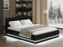 Habitat et jardin Cama Con Canapé|Cama con LED "Anastasia"- 160 x 200 cm -