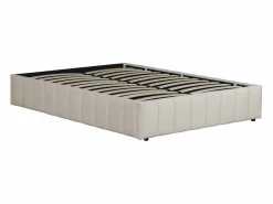 Cama doble con box de terciopelo "Meribel" - - 140 x 190 cm^Habitat et jardin New