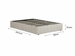 Habitat et jardin Cama doble de terciopelo 