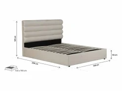 Habitat et jardin Cama doble de terciopelo de diseño 