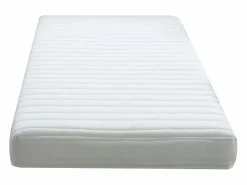Ysmée Cama eléctrica de relax decorativa somier colchón muelles ensacados 90 x 200 cm Tela Gris RIZALI Negro Outlet