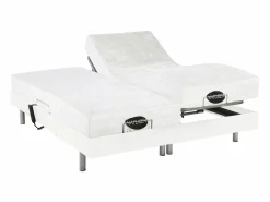 Cama eléctrica relajación terminales LYSIS - 2 x 70 x 190 cm -^NATUREA Discount