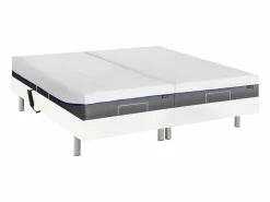 Ysmée Cama Articulada|Cama eléctrica relax, espuma viscoelástica HESIODE - 2 x 90 x 200 cm