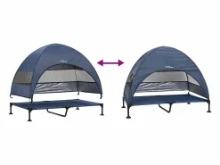 Cama Elevada para Perros Manual Azul marino 127 x 81 x 108 cm^Clicnbuy