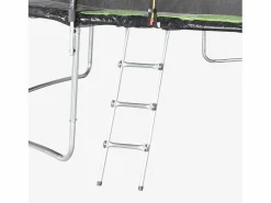 Sweeek Cama elástica con pack de accesorios, 490cm Verde Discount