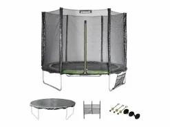 Cama elástica con pack de accesorios, 250cm^Sweeek Online