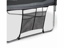 Sweeek Cama elástica con pack de accesorios, 490cm gris Gris antracita New