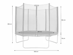 Sweeek Cama Elástica|Cama elástica con protección red de 305cm