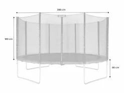 Sweeek Cama Elástica|Cama elástica con red de protección de 400cm