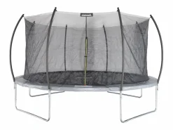 Sweeek Cama elástica red interior con pack de accesorios, 490cm gris Online