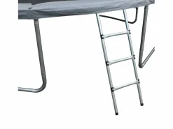 Sweeek Cama elástica red interior con pack de accesorios, 490cm gris Online