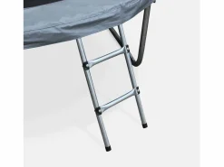 Sweeek Cama elástica red interior con pack de accesorios, 430cm Gris Outlet
