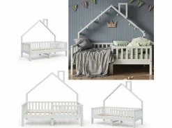 Vicco Cama en forma de casa 168x83x155 noemi Blanco Online