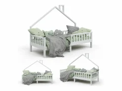 Vicco Cama Montessori|Cama en forma de casa 208x93x155 noemi