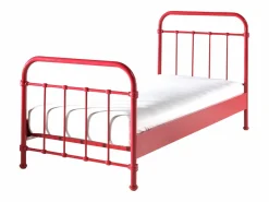 Cama individual New York de metal 90x200 cm^Vipack