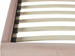 Vente-unique Cama infantil 90 x 190 cabecero terciopelo rosa MOANA Rosa palo Discount