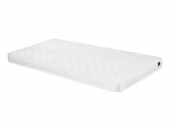 Vente-unique Cama Terciopelo|Cama infantil 90 x 190 cm cabecero terciopelo con forma de concha rosa con colchón MOANA