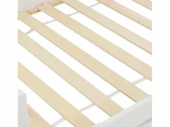 Cama infantil cabina 90x200 cm con base - cama juvenil con protección anticaída - madera - (sin colchón)^ Clearance