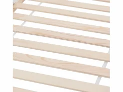 Cama Montessori|Cama infantil cabina 90x200 cm con somier de láminas - protección anticaídas, 2 cajones y balda de almacenaje - madera - (sin colchón)