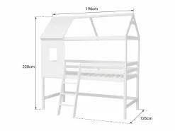Happy Garden Cama Montessori|Cama infantil de entrepiso 190x90cm MARGOT