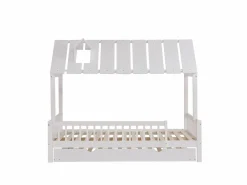 Cama Montessori|Cama infantil 120x200cm cama casa estilo juego función nido madera para habitación infantil (Sin colchón)