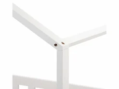 Cama infantil 90x200cm cama casita estilo moderno barreras de seguridad gran capacidad madera habitación (Sin colchón)^ Online