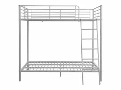 Cama litera GEMINI II de 2x140x190 cm en color plata^Vente-unique Best