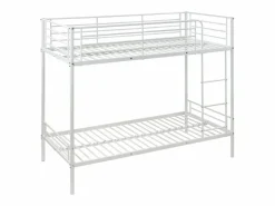 Vente-unique Cama literas 2 x 90 x 190 cm con somieres y cama nido - DUOTIS Blanco Outlet