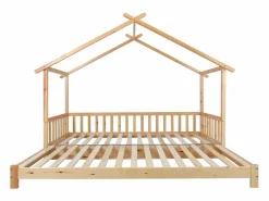 Cama nido - cama cabina para niños 90(180)x200cm en madera maciza - Natural^ModernLuxe