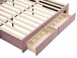Cama nido 2 x 80 x 200 cm en tela texturizada + colchón - CAMITY^Vente-unique New