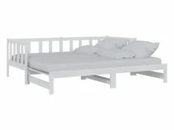 Cama nido - 90x200 cm extraíble madera maciza de pino ES86075^