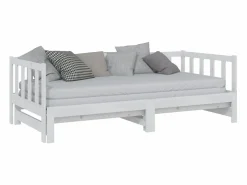 Cama nido - 90x200 cm extraíble madera maciza de pino ES86075^