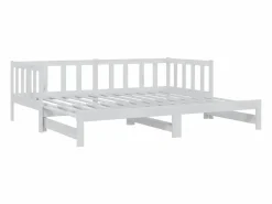 Cama nido - 90x200 cm extraíble madera maciza de pino ES86075^