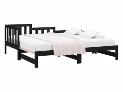 Cama Nido|Cama nido - 80x200 cm extraíble madera maciza de pino ES77790